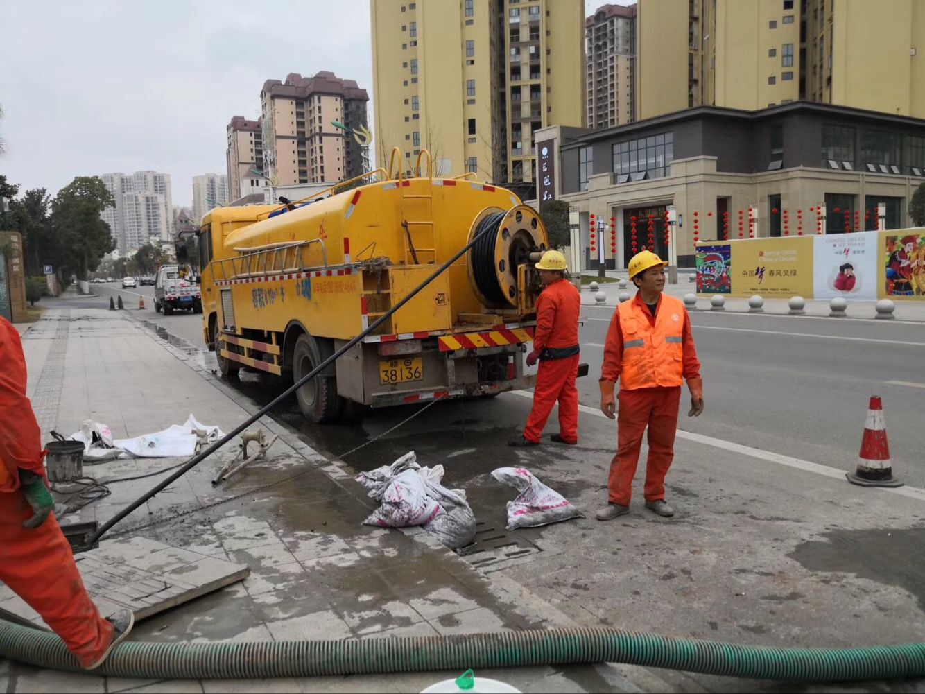 邵阳排污管道清淤-管道清洗